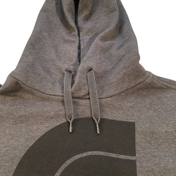 Men's Trivert Patch Pullover Hoodie by The North Face, Heather Gray, Small - Picture 2 of 12